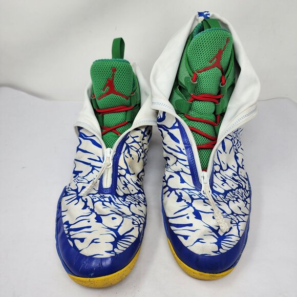Air Jordan XX8 "Do The Right Thing" Mens Sneakers US 14 Blue White Green - Picture 11 of 15